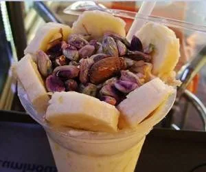 شیر موز بستنی