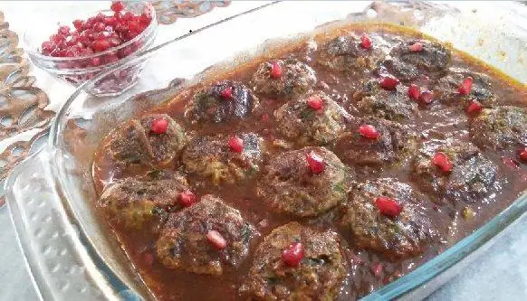 کوفته انار و گردو