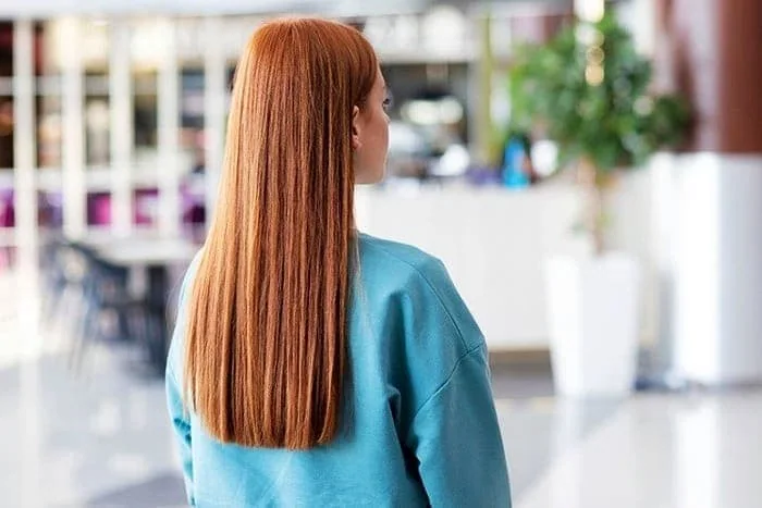دکوپاژ موی حنا شده