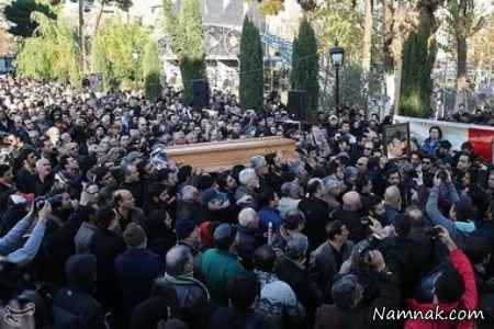 مراسم تشییع پیکر مرتضی احمدی