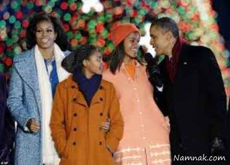باراک اوباما و فرزندانش