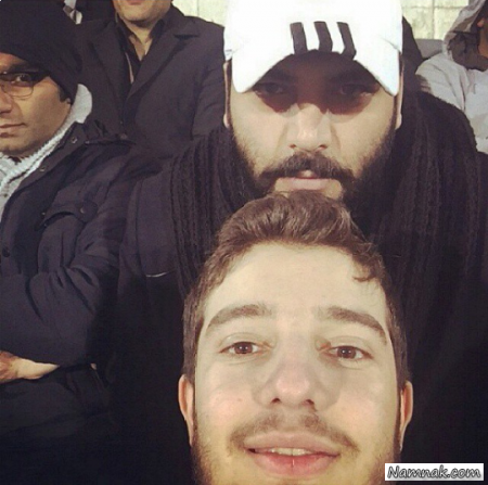 احسان علیخانی در استادیوم