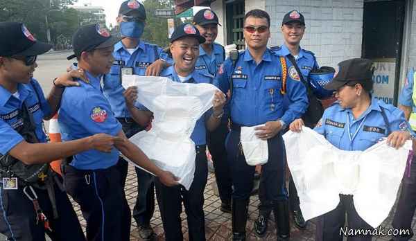 استفاده از پوشک در پلیس فیلیپین