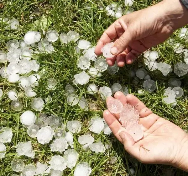 کوتاه بودن زمان تگرگ
