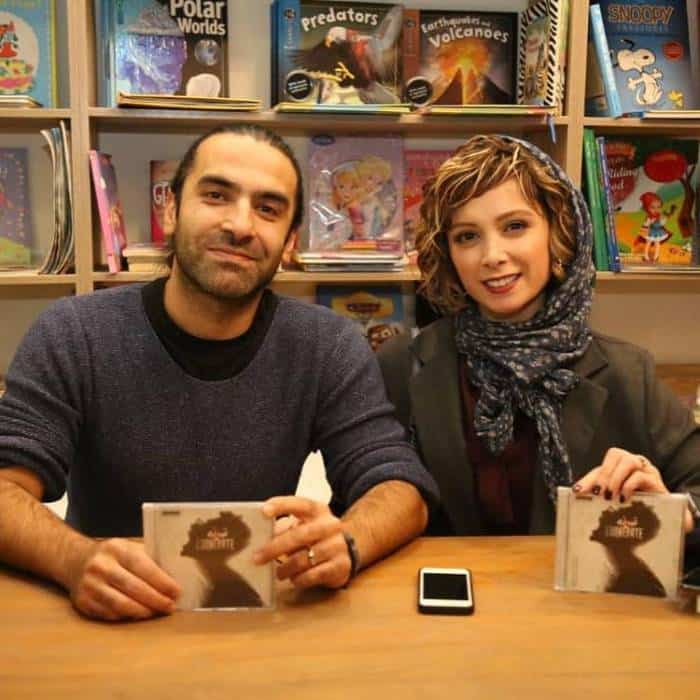 فرناز رهنما و همسرش