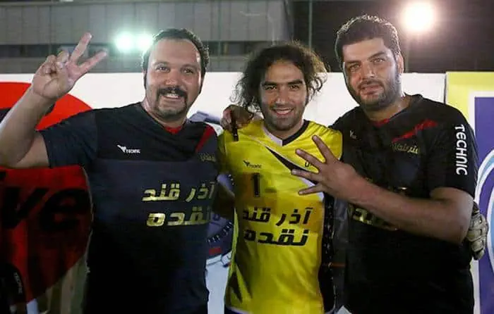 سام درخشانی و کامبیز دیرباز