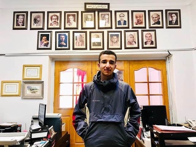 مهدی قربانی در هنرستان هنرهای زیبا مهدی قربانی