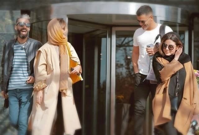 ماهور الوند، سیروان خسروی، سارا بهرامی و مصطفی تقی زاده بازیگران سریال حرفه ای