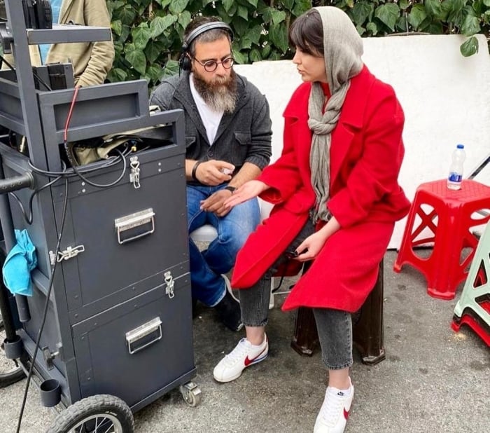 شبنم قربانی و همسرش امین میرشکاری شبنم قربانی و همسرش