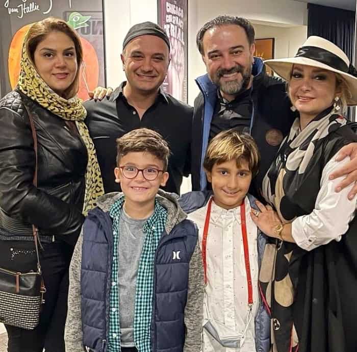 خانواده احسان کرمی و برزو ارجمند