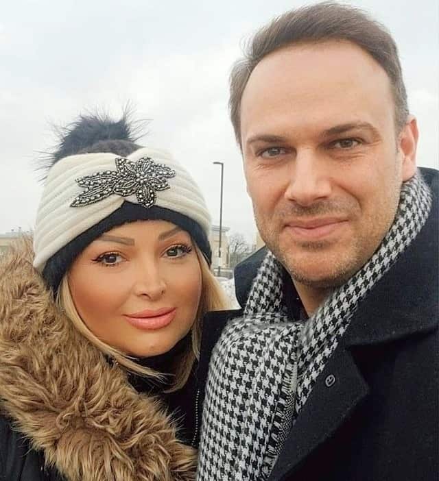 شهروز ابراهیمی و همسرش