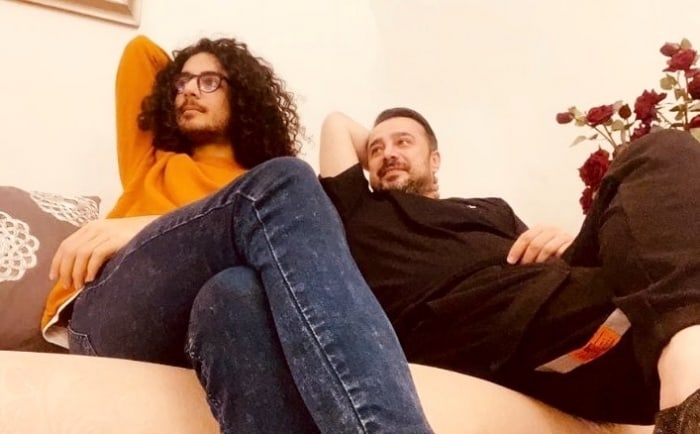 سپندامیرسلیمانی و خواهرزاده اش