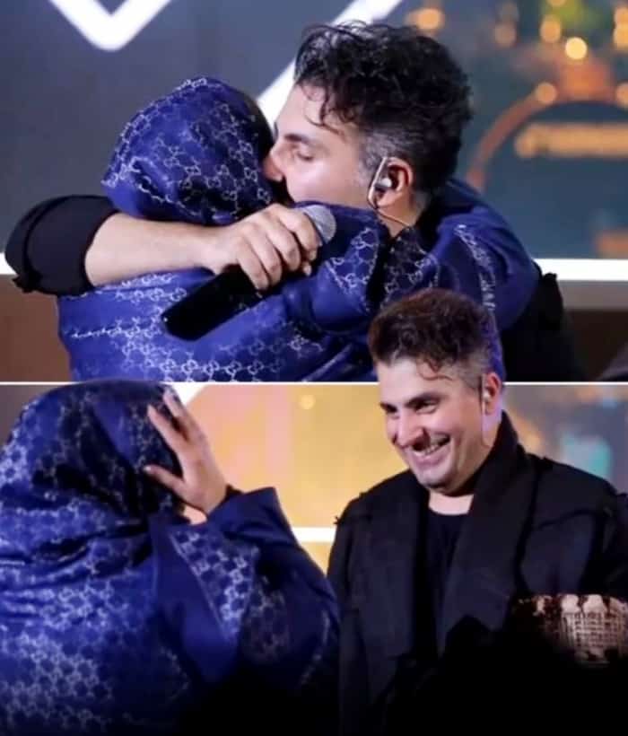 علیرضا طلیسچی و مادرش