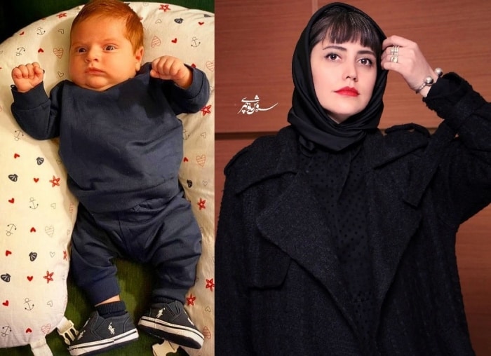 شبنم قربانی و پسرش دانا پسر شبنم قربانی