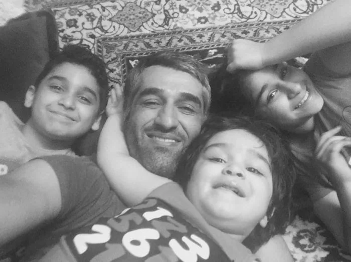 پژمان جمشیدی و فرزندان خانواده