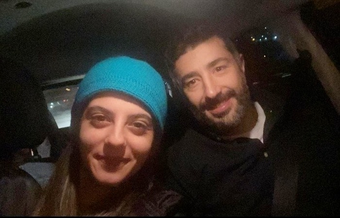 مهسا طهماسبی و همسرش
