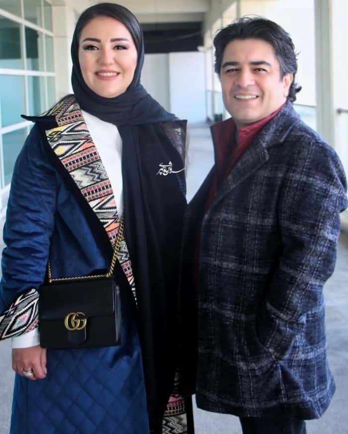 سامان احتشامی و همسرش