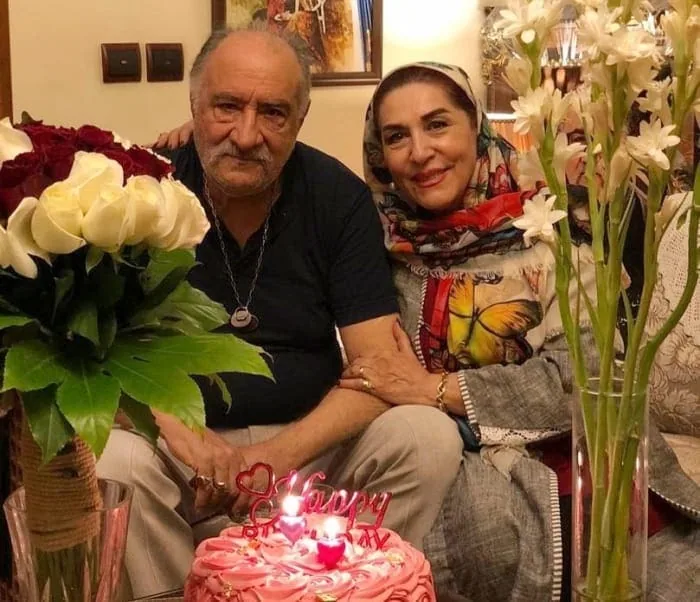 داریوش ارجمند و همسرش