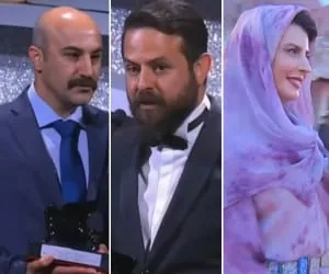 لیلا حاتمی، هومن سیدی و محسن تنابنده