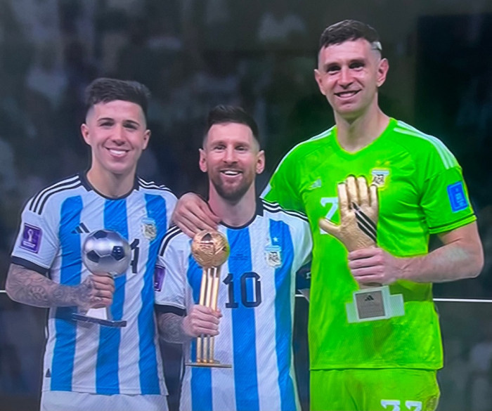 جوایز تیم آرژانتین