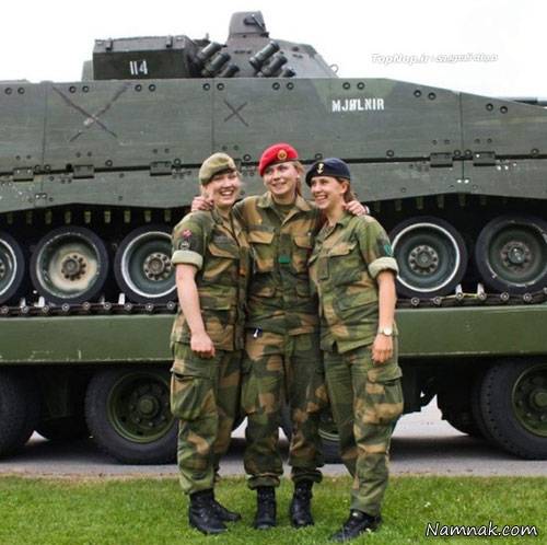  دختران نظامی 