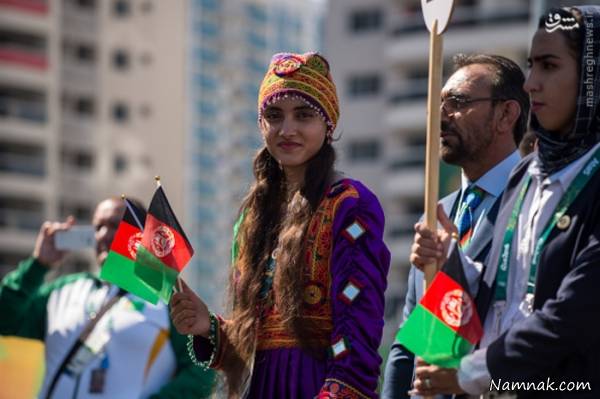 لباس کاروان افغانی در مسابقات المپیک