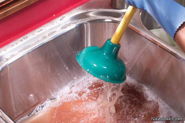 10 راه ساده برای باز کردن فاضلاب و لوله گرفته ظرفشویی