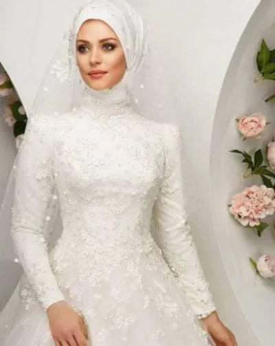 جدیدترین مدل های لباس عروس محجبه