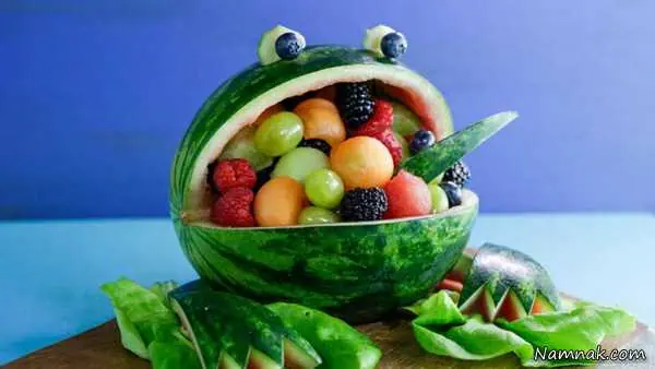 تزیین هندوانه شب یلدا