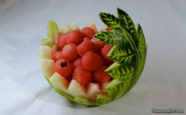 تزیین هندوانه شب یلدا