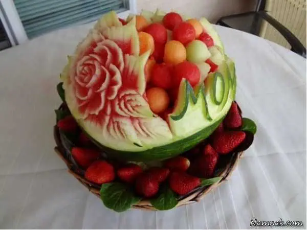 تزیین هندوانه شب یلدا