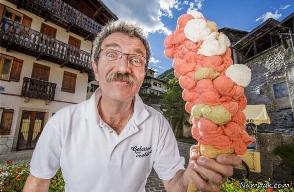 بلندترین بستنی مخروطی