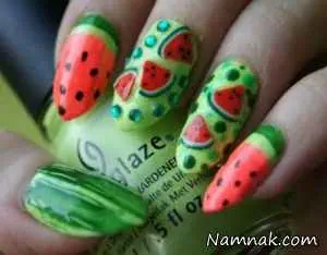 ناخن برای شب یلدا
