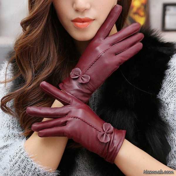 مدل دستکش زمستانی چرم