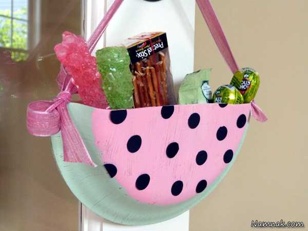 کاردستی با بشقاب یکبار مصرف