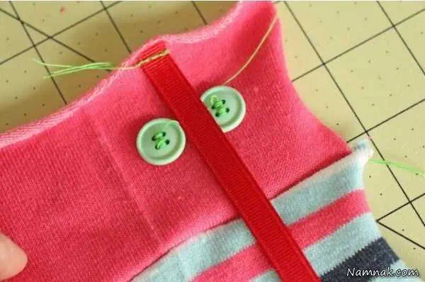 دوخت عروسک جورابی