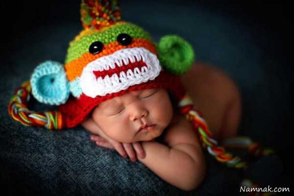 جدیدترین مدل کلاه بافتنی پسرانه نوزادی