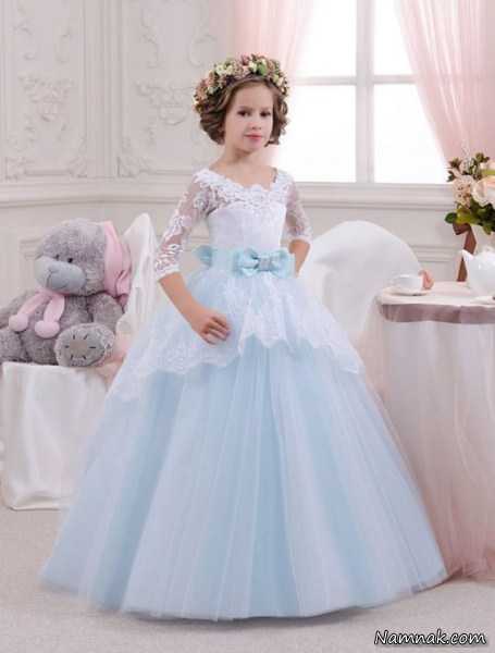 عکس مدل لباس عروس بچه گانه پرنسسی