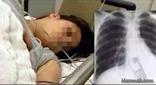دختری که گوشی موبایل قورت داد
