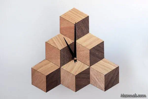 ساعت دیواری چوبی