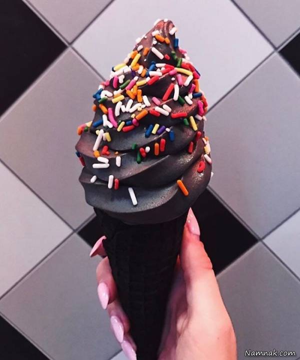 بستنی سیاه