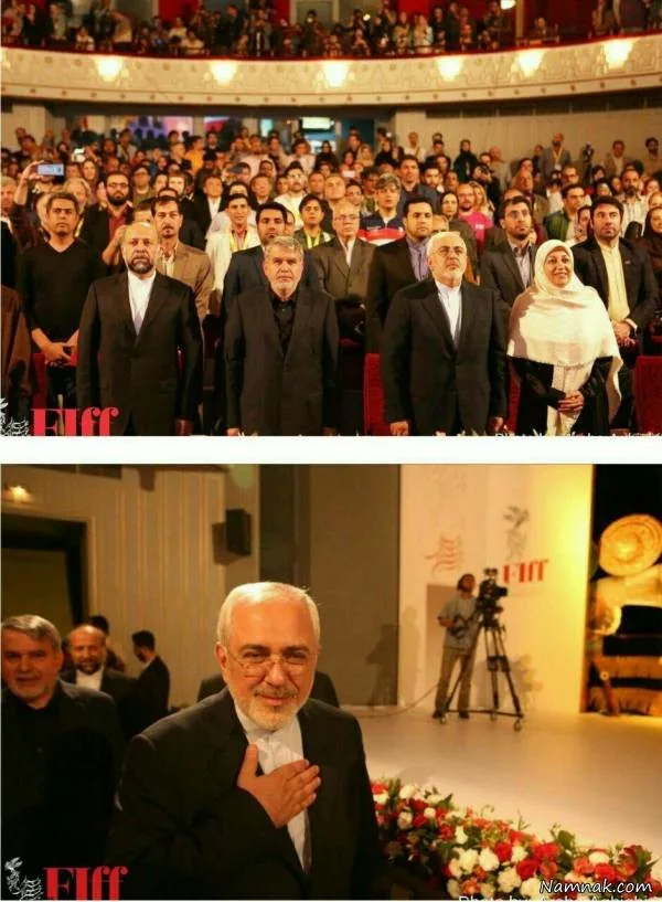 ظریف و همسرش