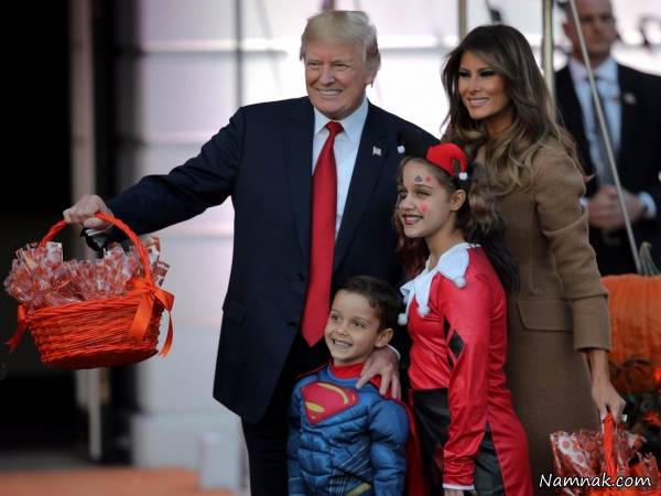 هالووین ترامپ و ملانیا