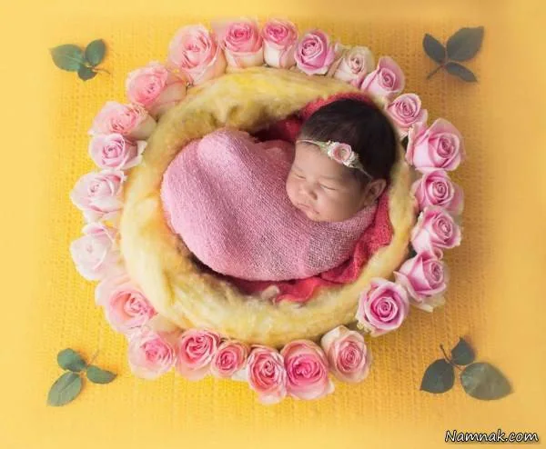 عکس خفن 68 عکس نی نی دختر تازه متولد شده