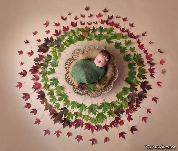 عکس نوزاد تازه متولد شده در بیمارستان