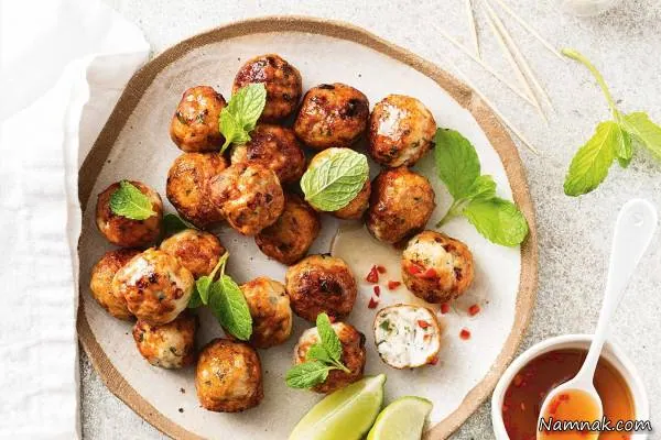  thai chicken meatballs 