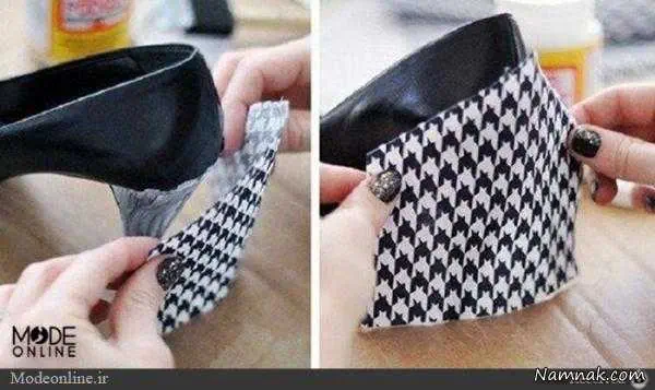 روش نو کردن کفش قدیمی
