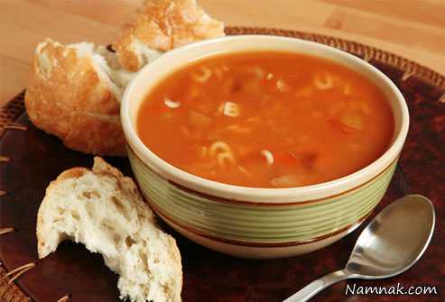 گرسنگی شدید با سوپ های اماده