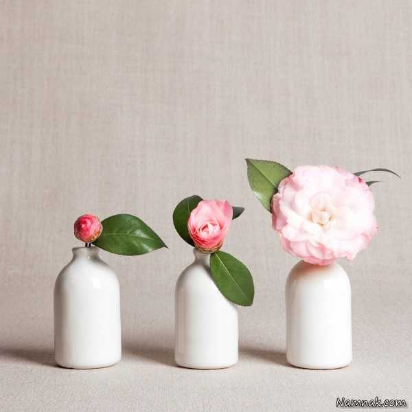 مدل تزیین گلدان رومیزی