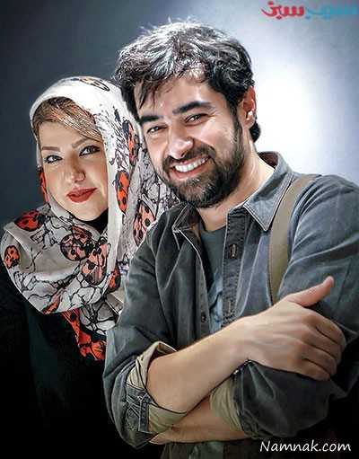 شهاب حسینی و همسرش پریچهر قنبری 
